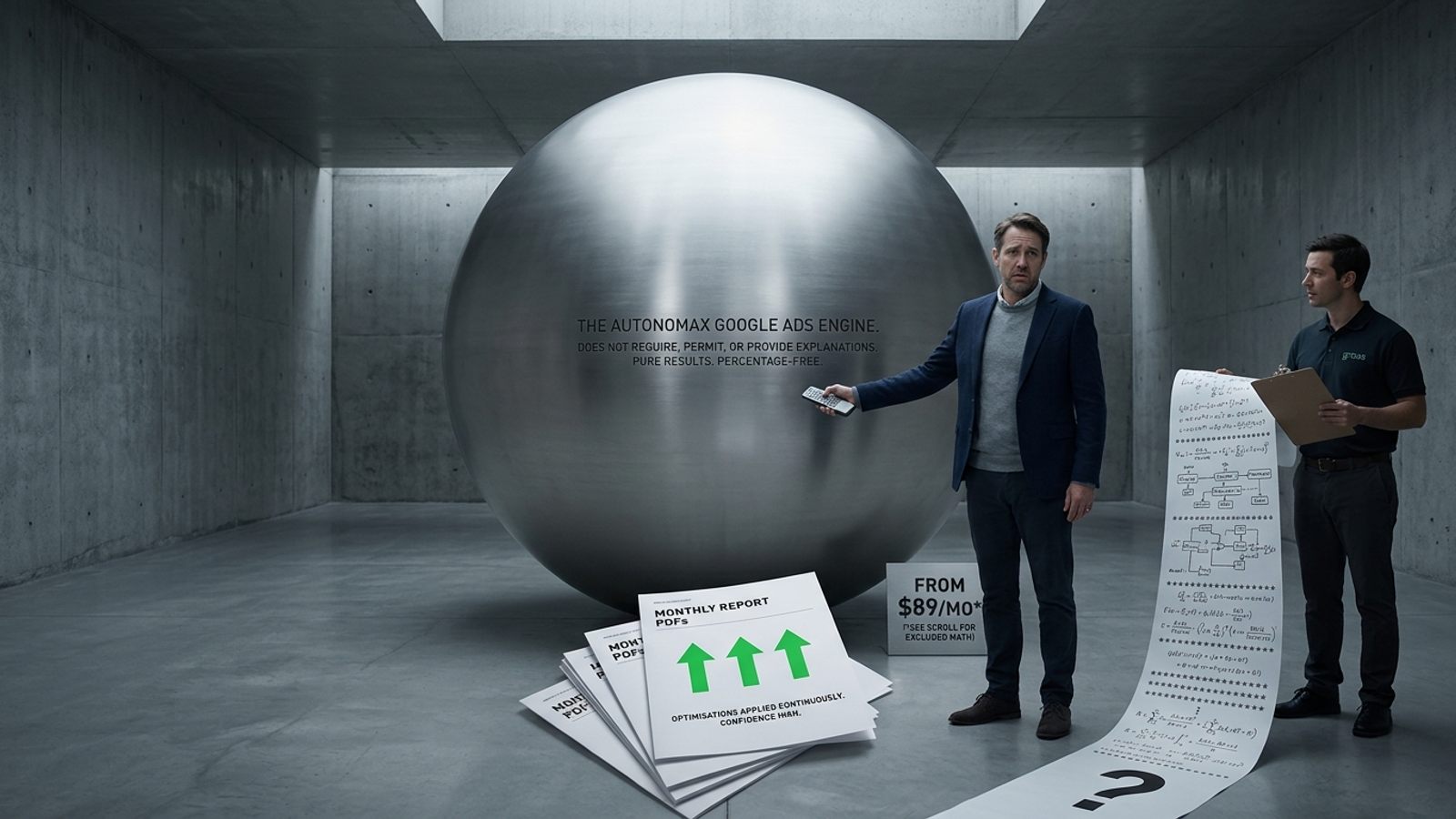 Cover image for: The Fully Autonomous Google Ads Sales Page That Explains Nothing